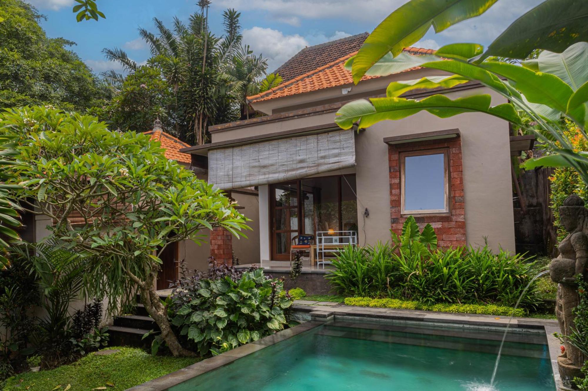 Sari Bamboo Villas Ubud Chambre photo