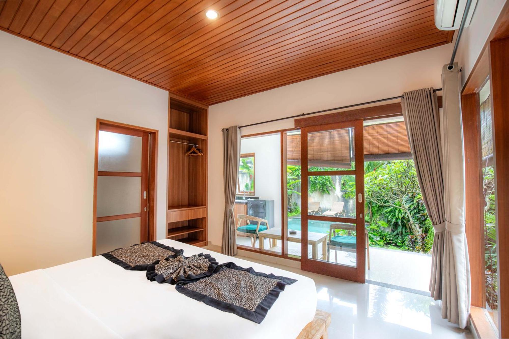 Sari Bamboo Villas Ubud Chambre photo