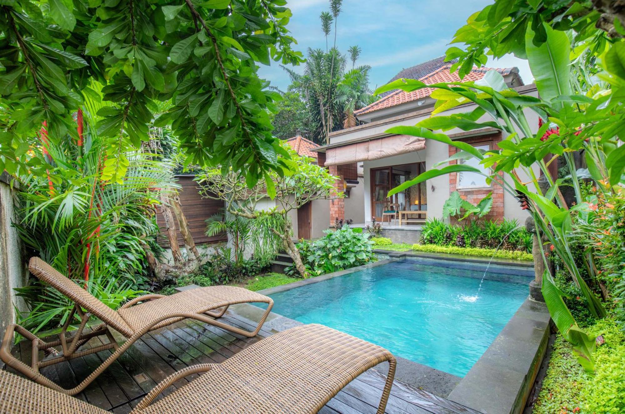 Sari Bamboo Villas Ubud Extérieur photo